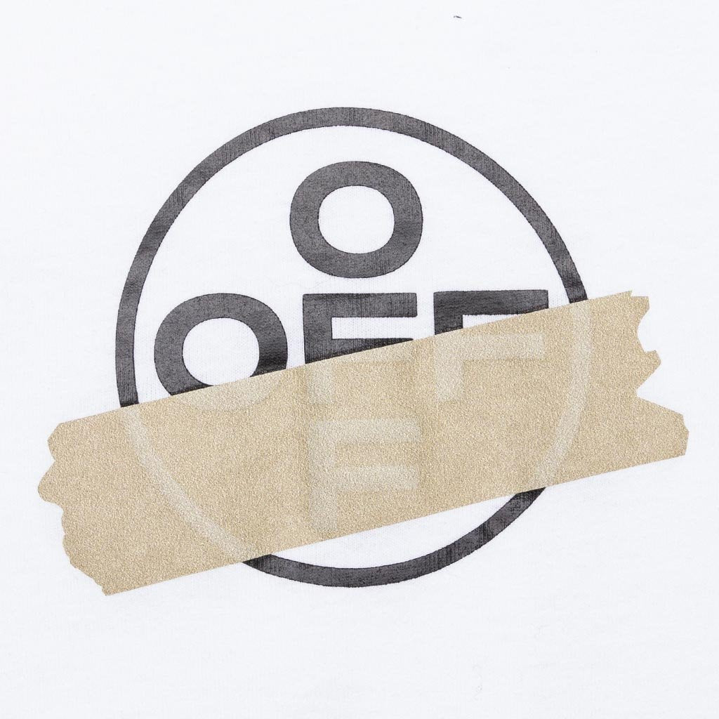 Tape Arrows Arrows S/S Slim Tee - White/Beige