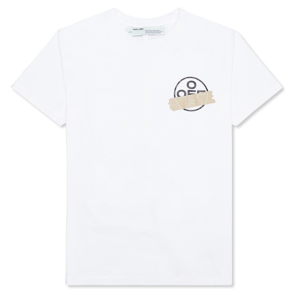 Tape Arrows Arrows S/S Slim Tee - White/Beige