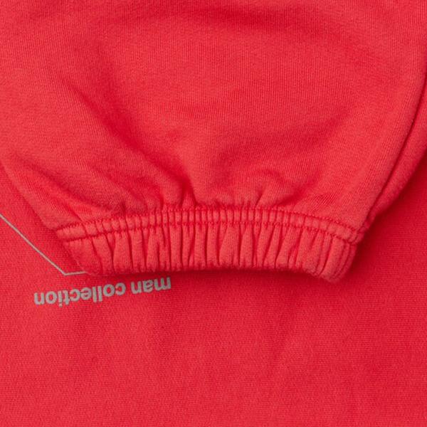 Unfinished Slim Sweatpant - Red/Silver