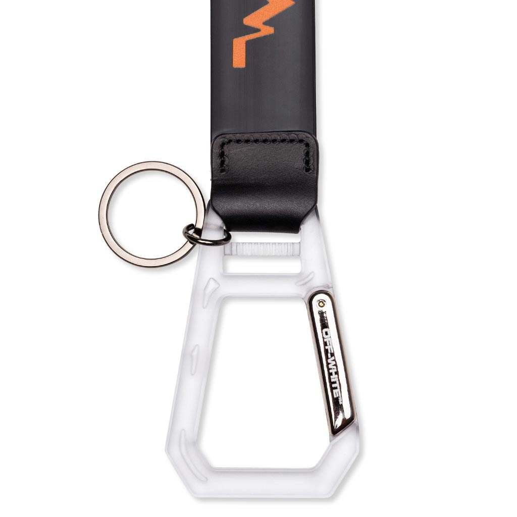 Wavy Arrow Rubber Key Holder - Black/Multi