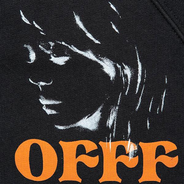 Woman Portrait Double Zip Hoodie - Black/Multi