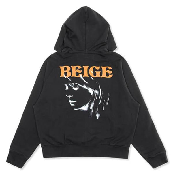 Woman Portrait Double Zip Hoodie - Black/Multi