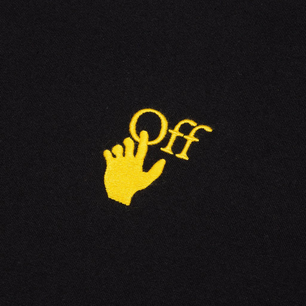 Worldwide Slim S/S Tee - Black/Ocher Yellow