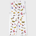 Butterfly Buckles Pants - White/Multi