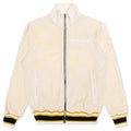 Chenille Track Jacket - Ecru White