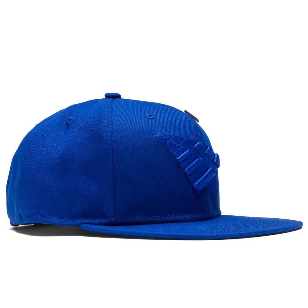 Triple Color Crown Old School Snapback - Blue