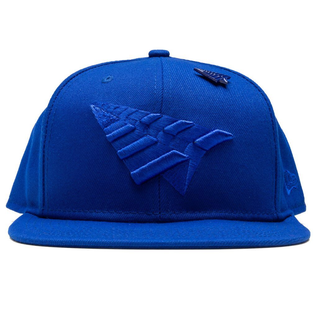 Triple Color Crown Old School Snapback - Blue