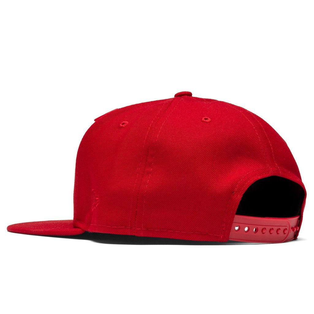 Triple Color Crown Old School Snapback - Red