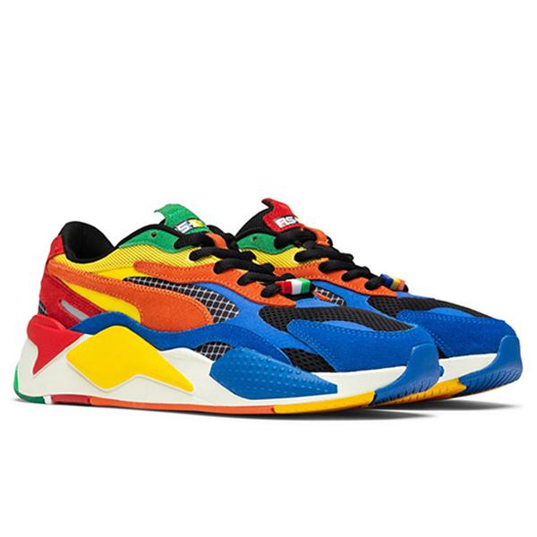 RS-X3 Rubiks - Palace Blue/High Risk Red