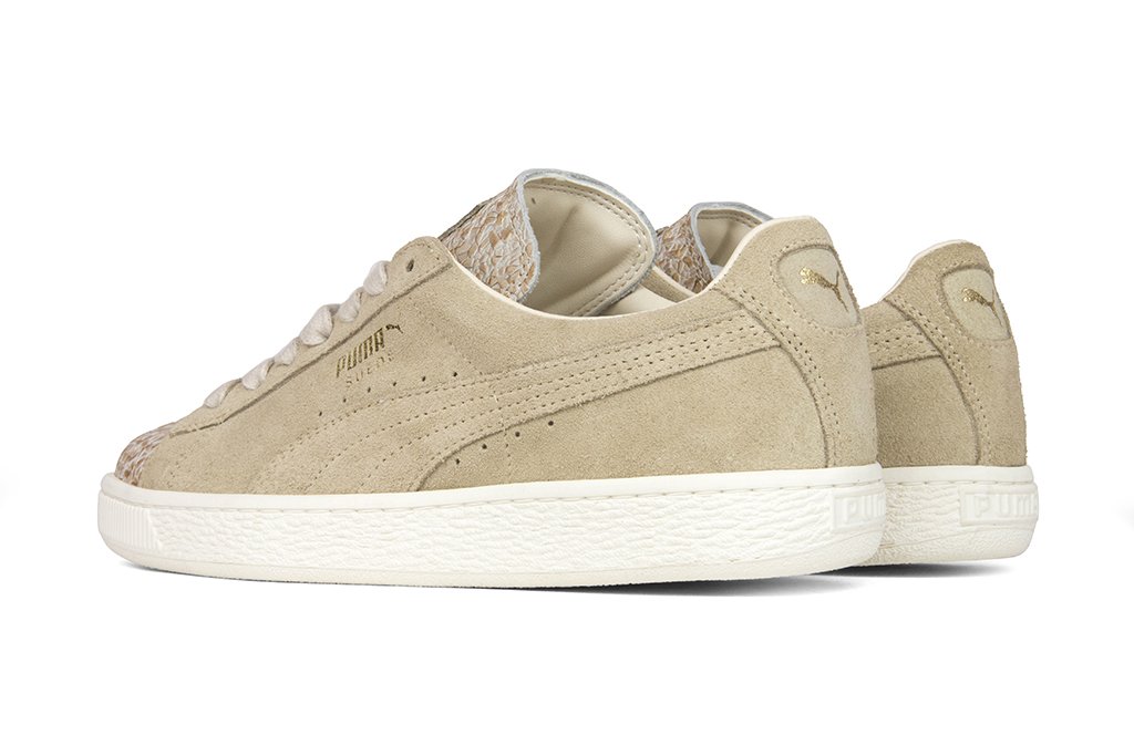 Women's Classic Suede 'Made In Italy' - Birch/Team Gold