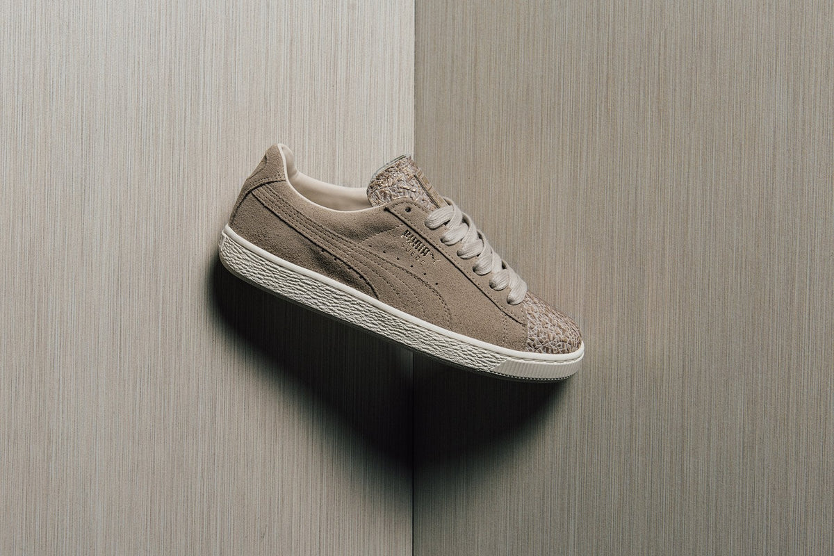 Women's Classic Suede 'Made In Italy' - Birch/Team Gold