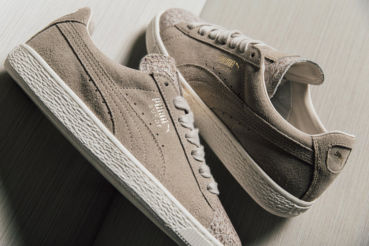 Women's Classic Suede 'Made In Italy' - Birch/Team Gold