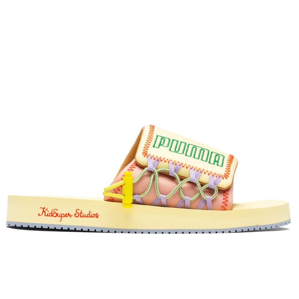 Studios Puma Wilo Slides - Mellow Yellow/Peach Beige