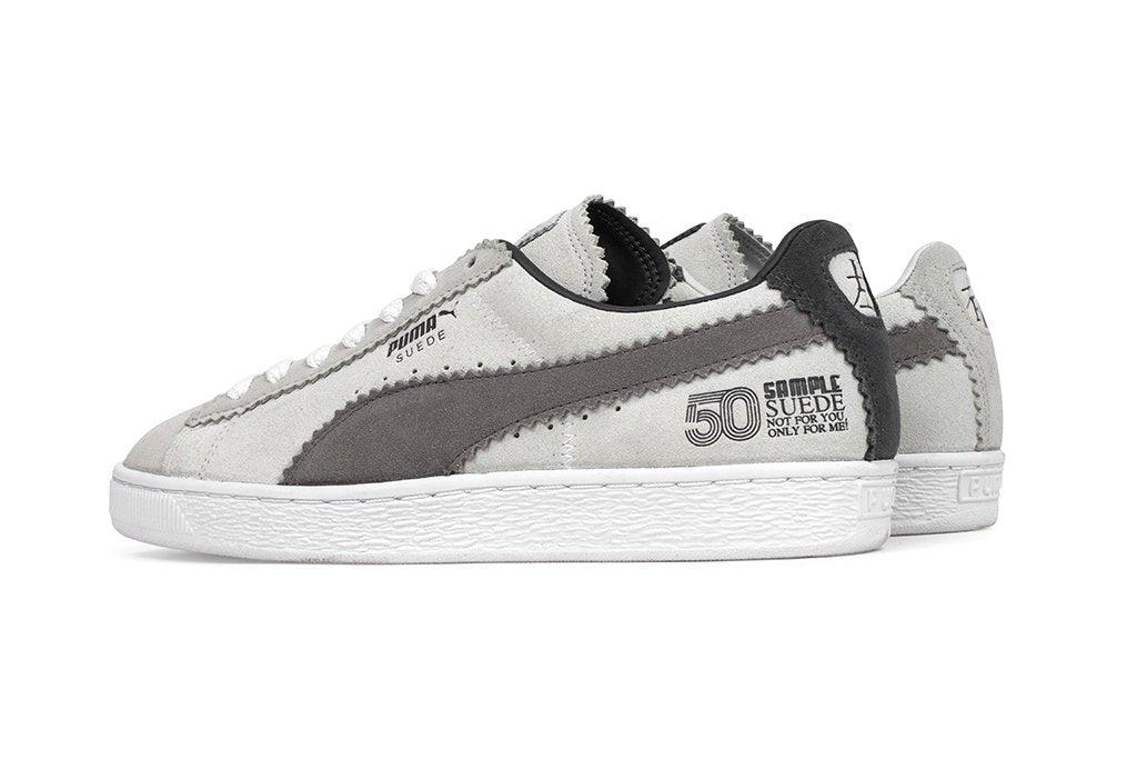 Classic Suede - Puma White/Steel Gray