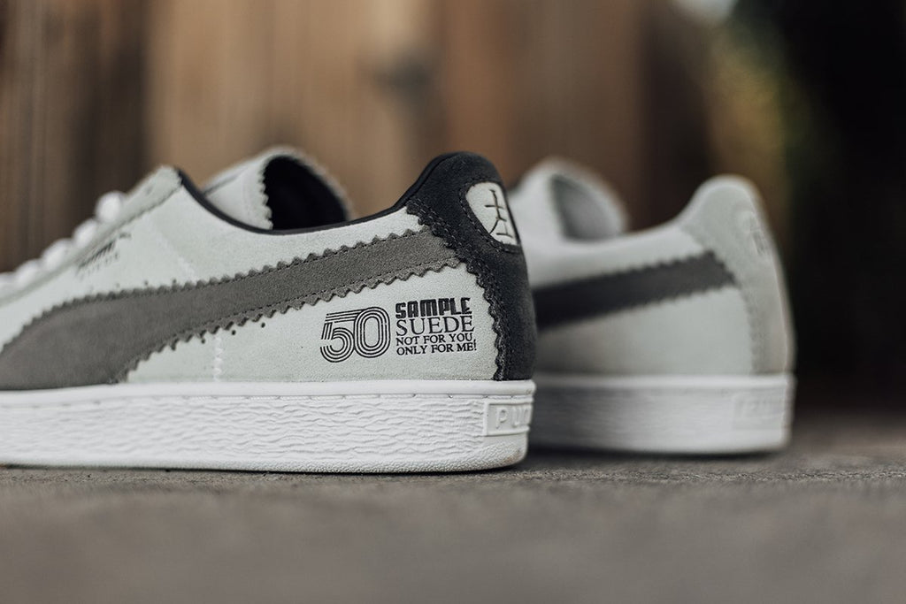 Classic Suede - Puma White/Steel Gray