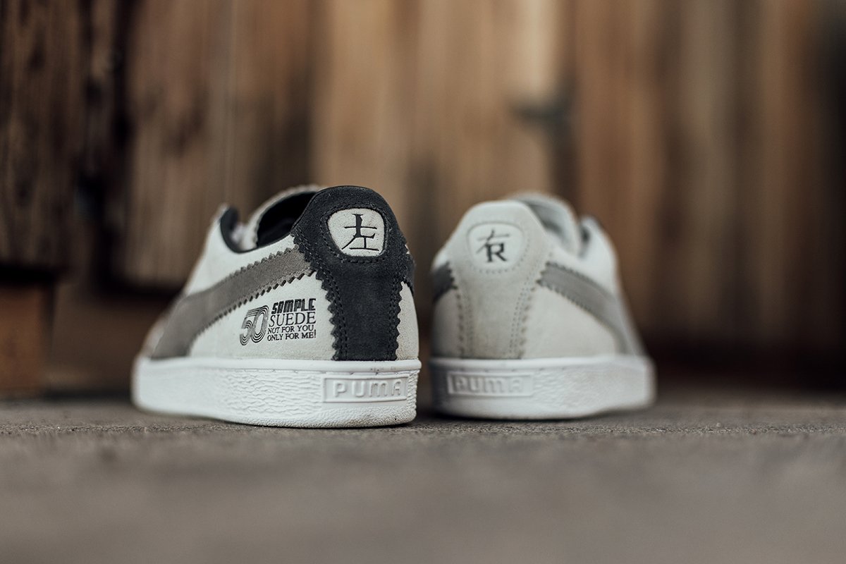 Classic Suede - Puma White/Steel Gray