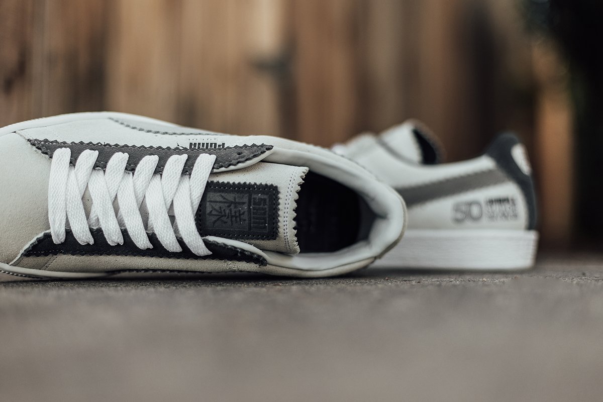 Classic Suede - Puma White/Steel Gray