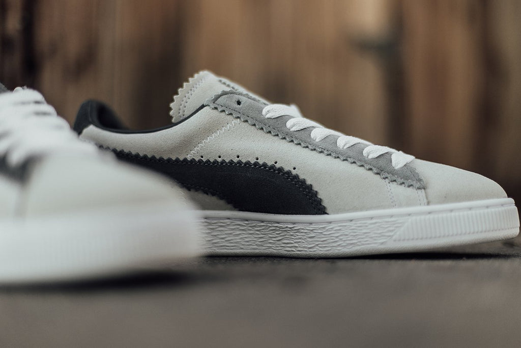 Classic Suede - Puma White/Steel Gray
