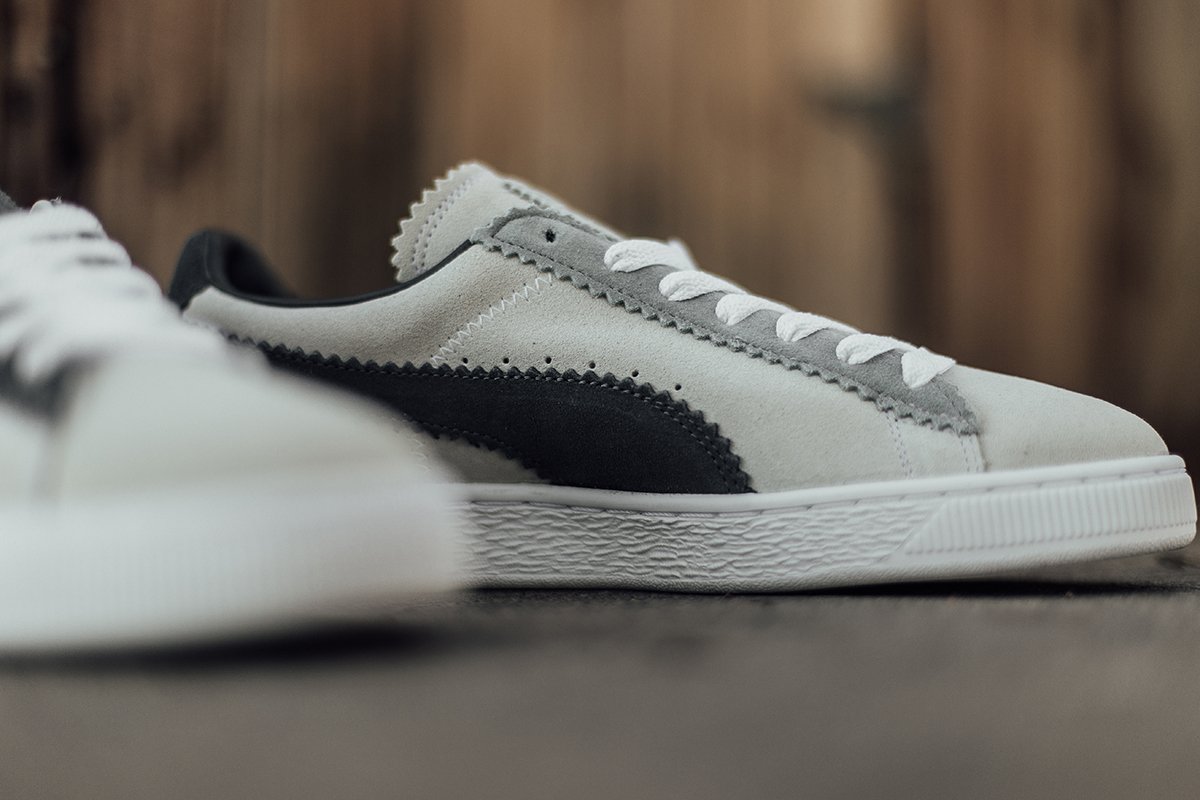 Classic Suede - Puma White/Steel Gray