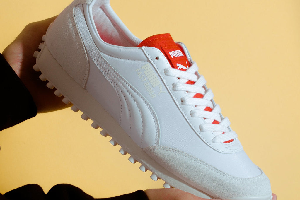 Legacy COL Fast Rider - White/High Risk Red