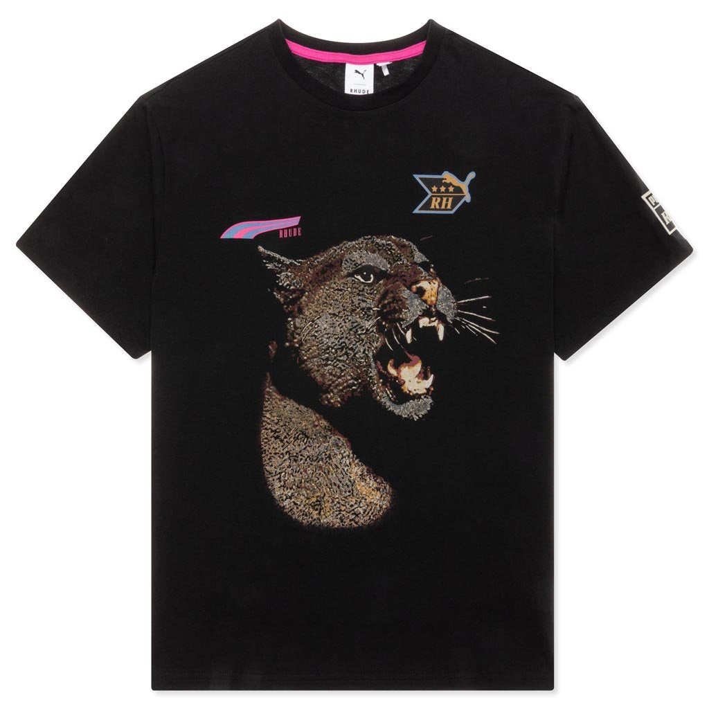 Graphic Tee - Black/Tan