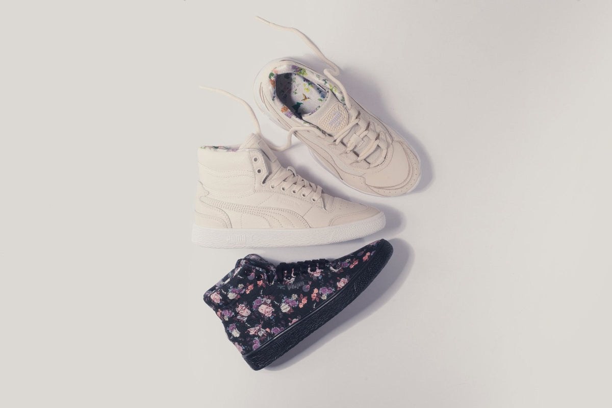 Women's Ralph Sampson Mid Leather - Pastel Parchment