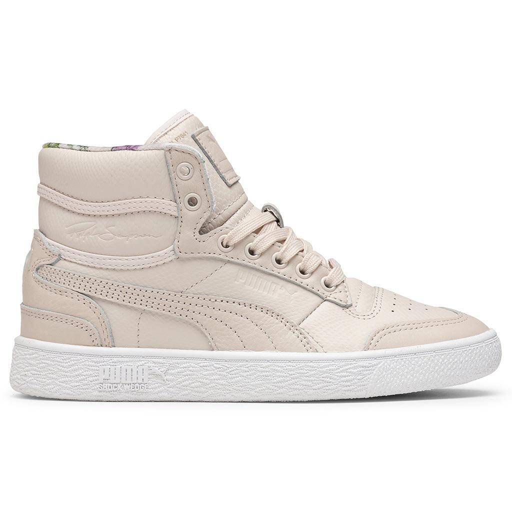 Women's Ralph Sampson Mid Leather - Pastel Parchment