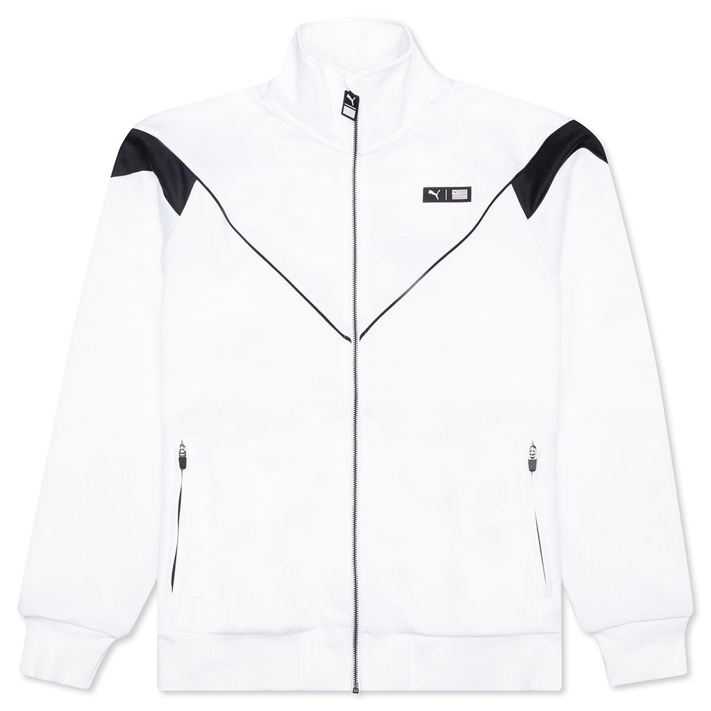 Marathon Track Jacket - White/Black