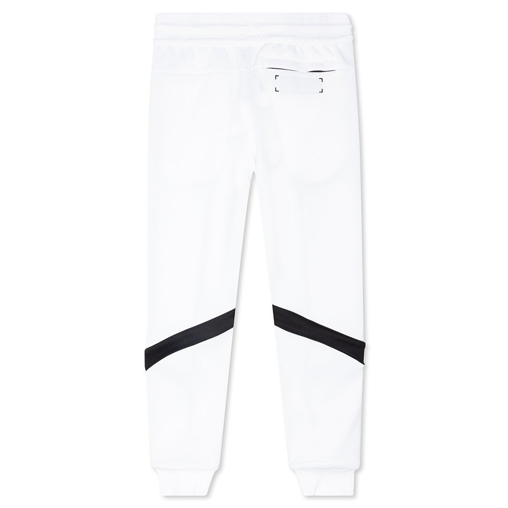 Marathon Track Pant - White/Black