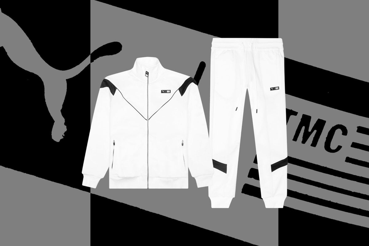 Marathon Track Pant - White/Black