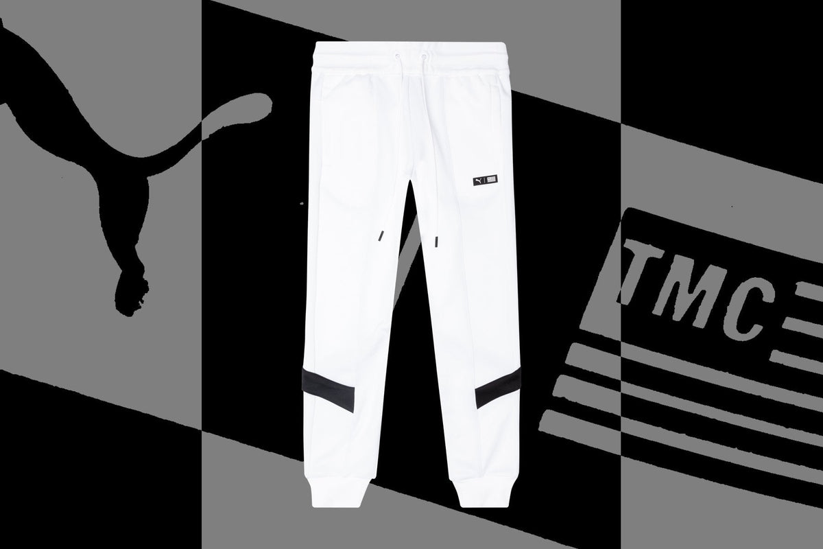Marathon Track Pant - White/Black