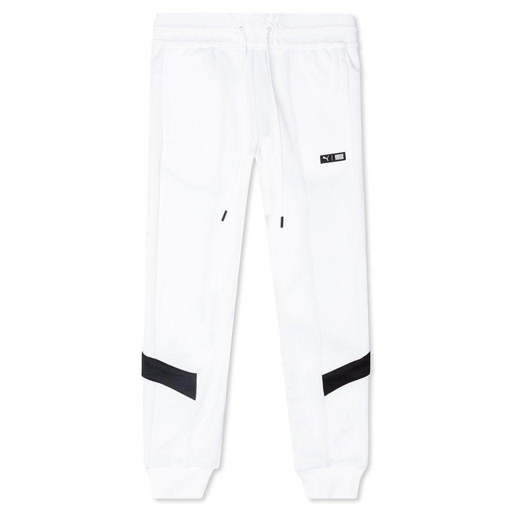 Marathon Track Pant - White/Black