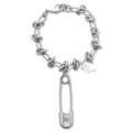 Knot Charm Bracelet - Nickel