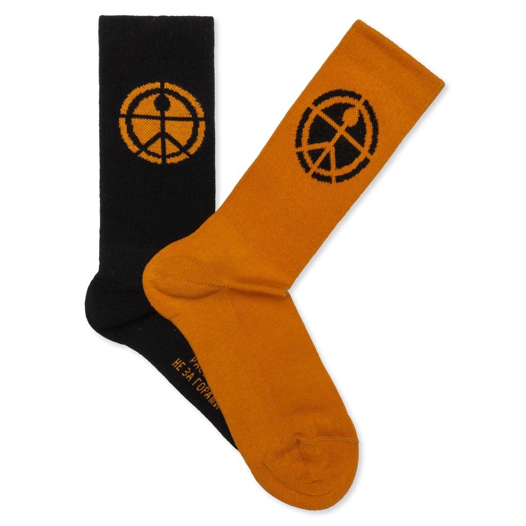 Mismatched Socks - Black