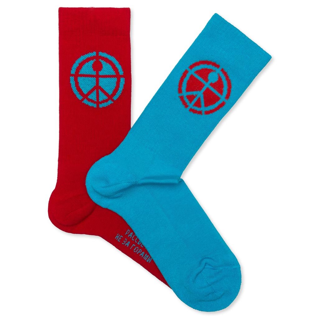 Mismatched Socks - Navy