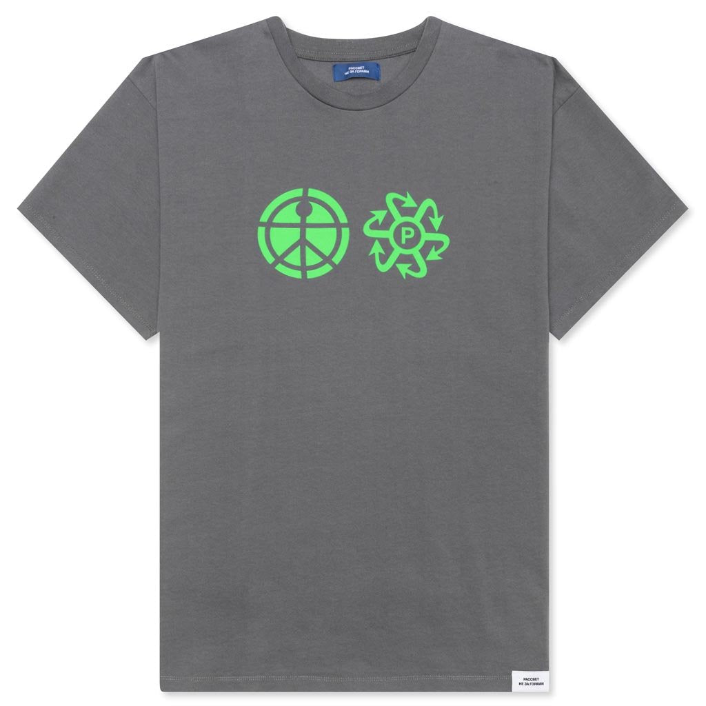 Print Logo T-Shirt - Grey