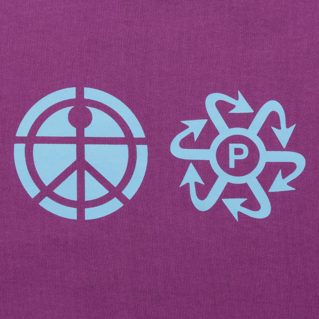 Print Logo T-Shirt - Purple