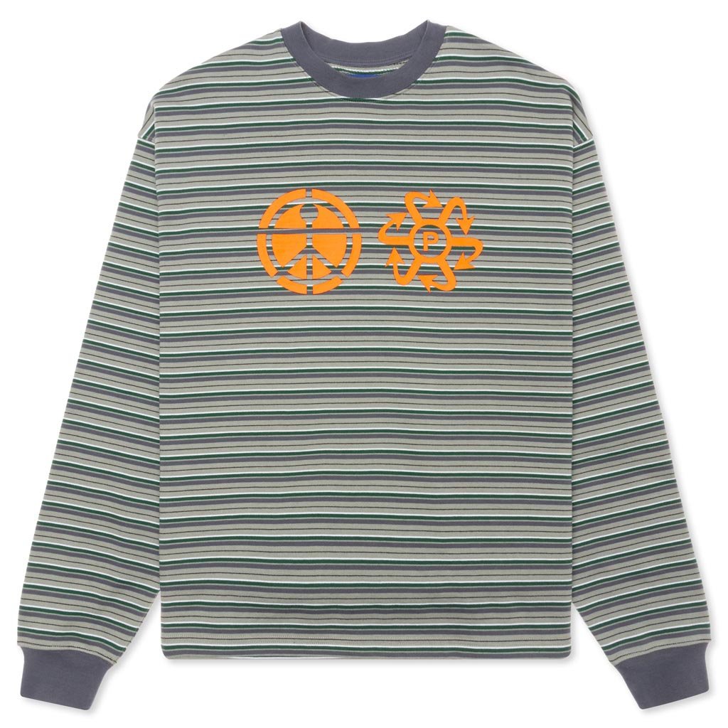 Striped Sweatshirt - Green