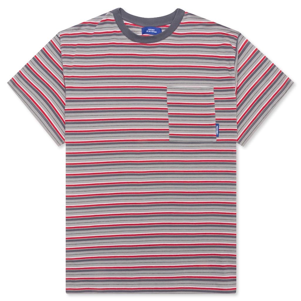 Stripped T-Shirt - Red