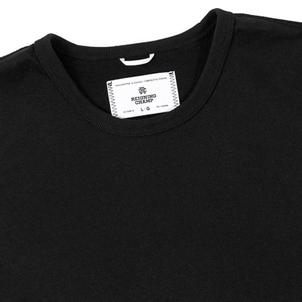 Lightweight Terry S/S Crewneck - Black