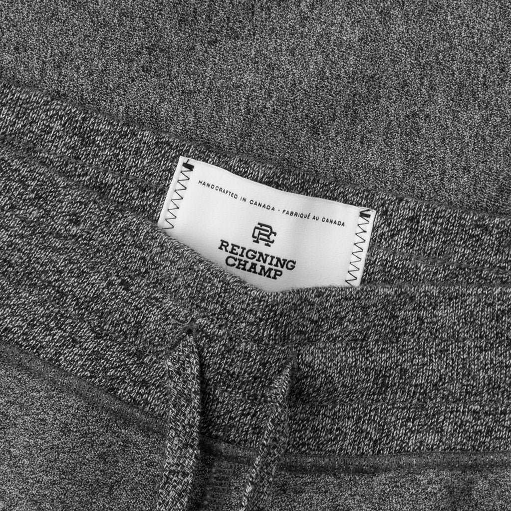Midweight Terry Slim Sweatpant - Black