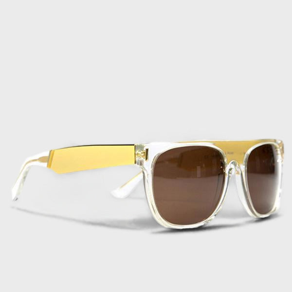 Flat Top Francis Sunglasses - Crystal