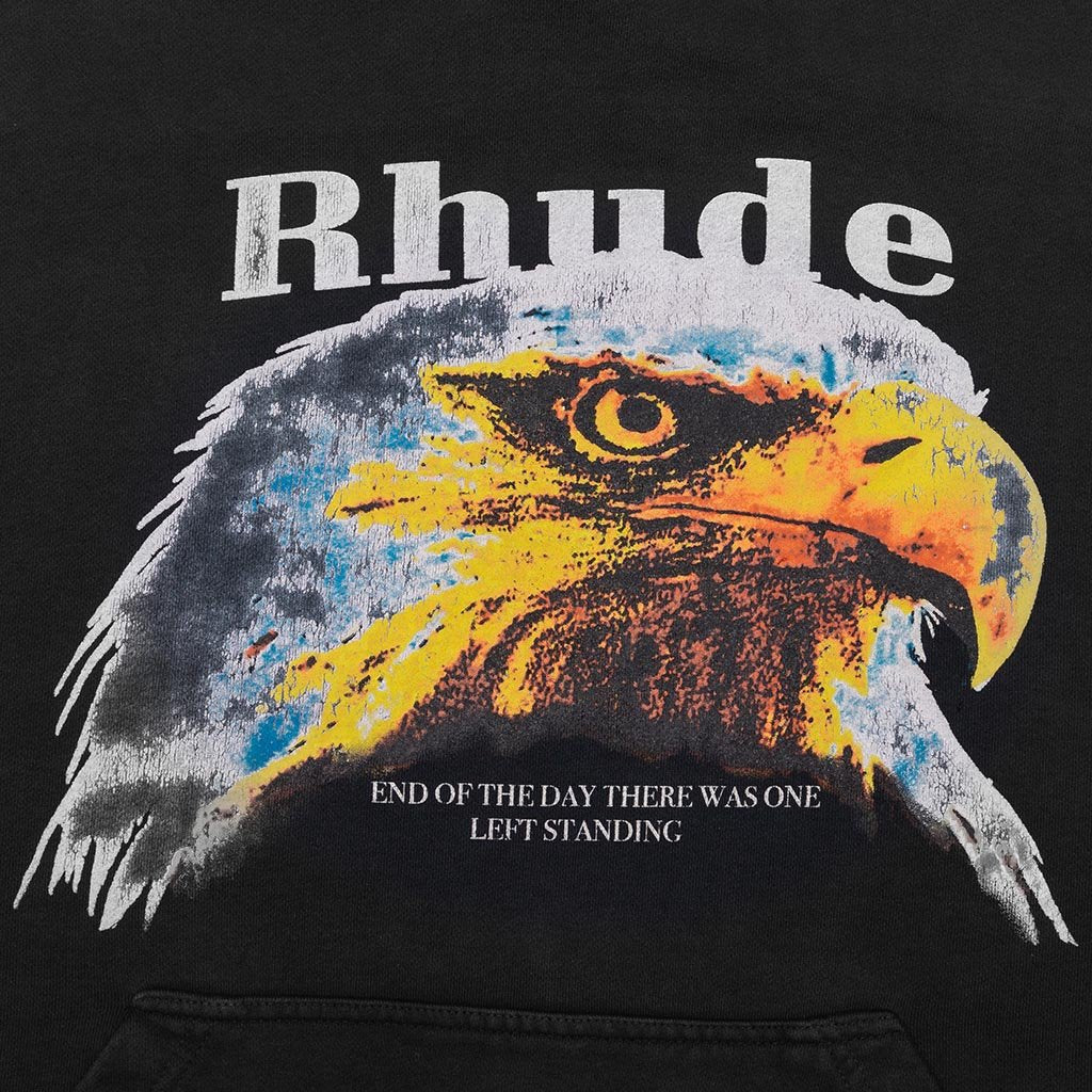 Bald Eagle Hoodie - Black