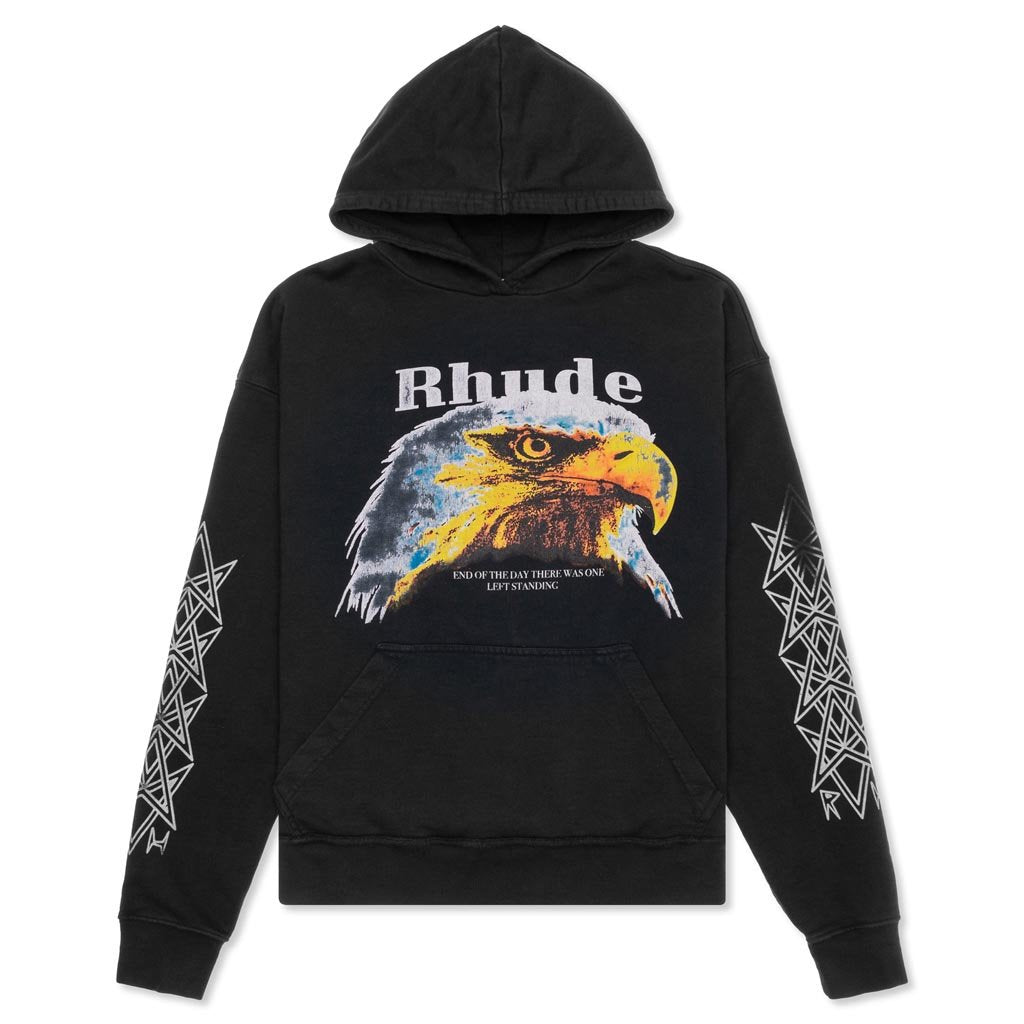 Bald Eagle Hoodie - Black
