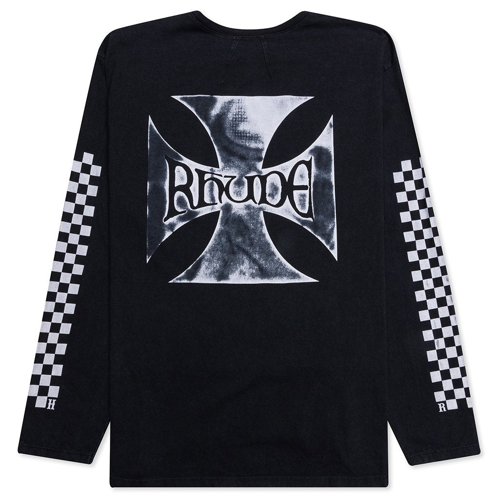Classic Checker L/S Tee - Black