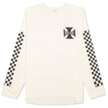Classic Checker L/S Tee - White