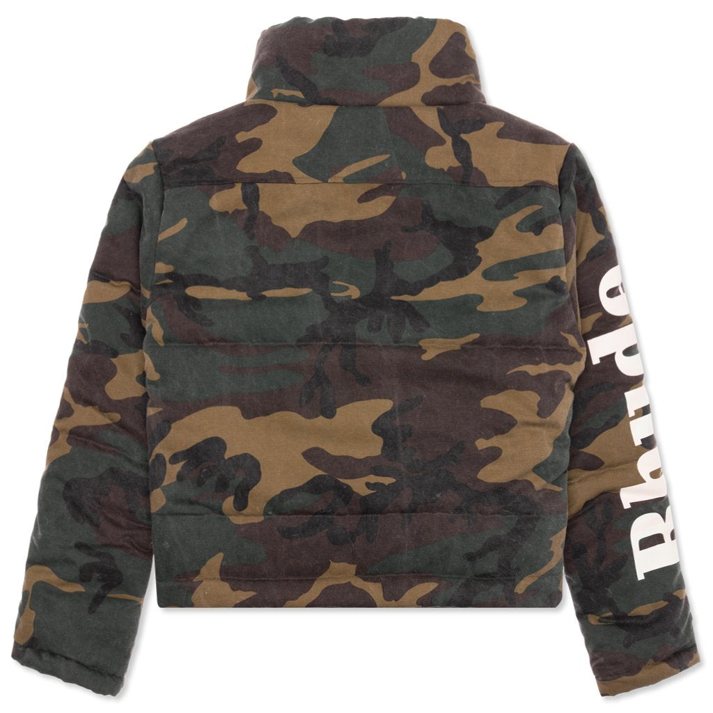 Collage Camo Puffer - Camo