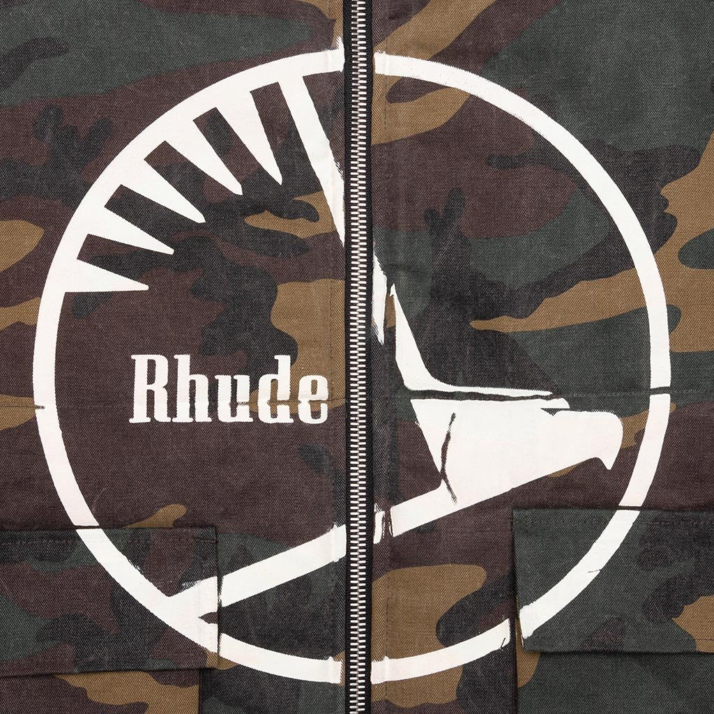 Collage Camo Puffer - Camo