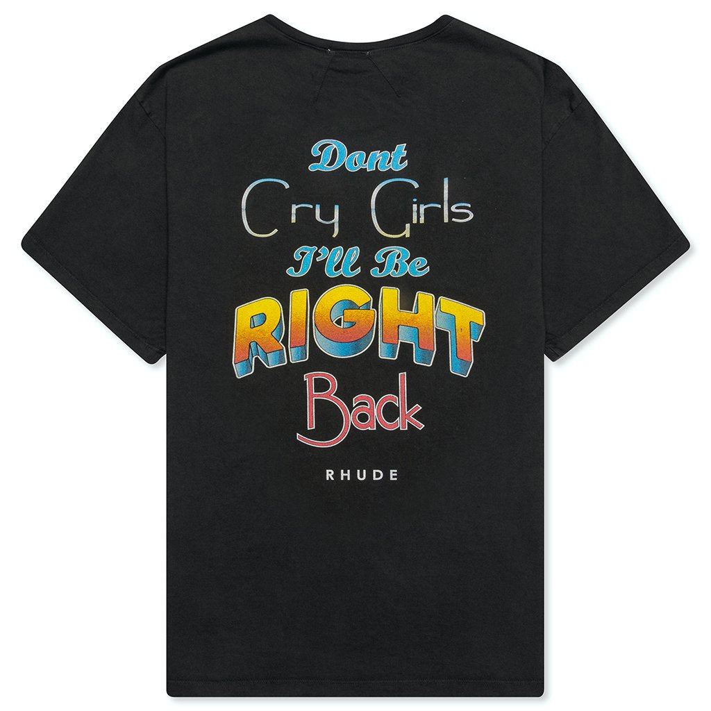 Don't Cry Texas S/S Tee - Black