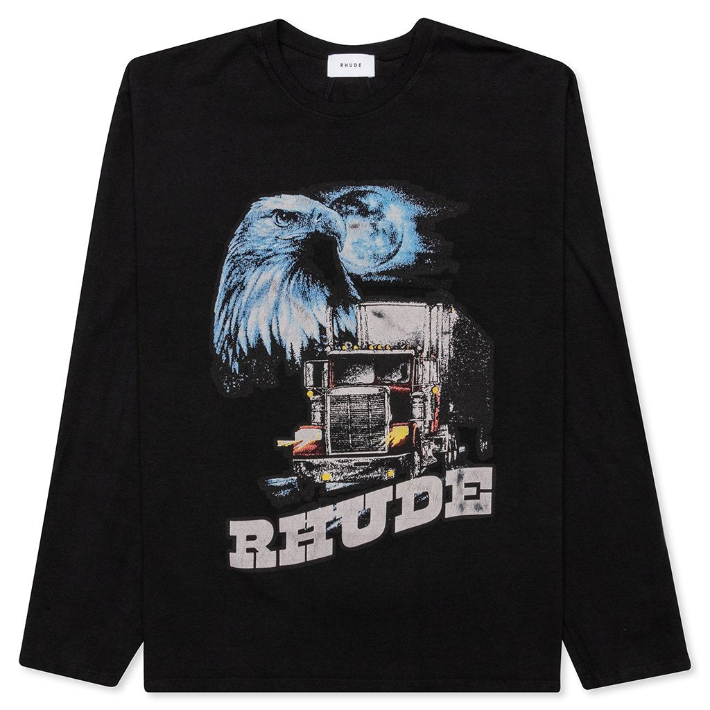 Eagle Semi L/S Tee - Black